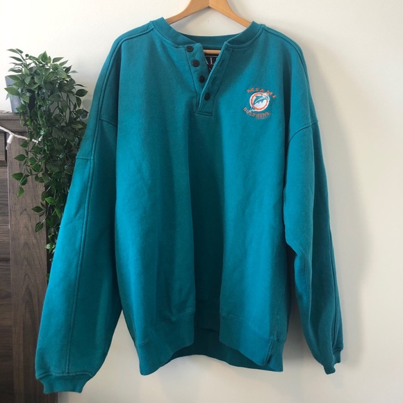 ❌SOLD❌ Vintage Miami Dolphins NFL Crewneck Sweater - Picture 2 of 5
